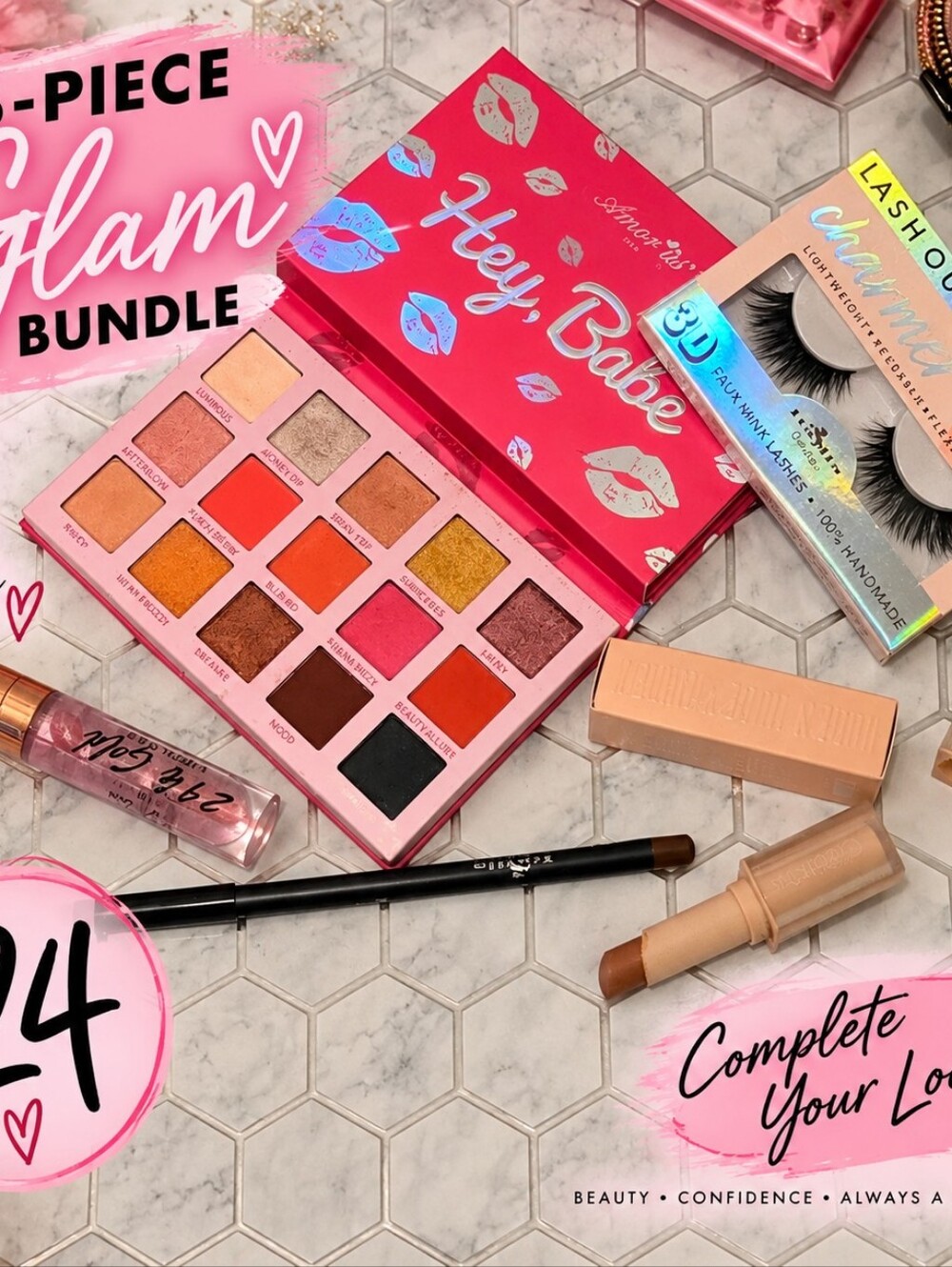 💄 5-PIECE GLAM MAKEUP BUNDLE — $24